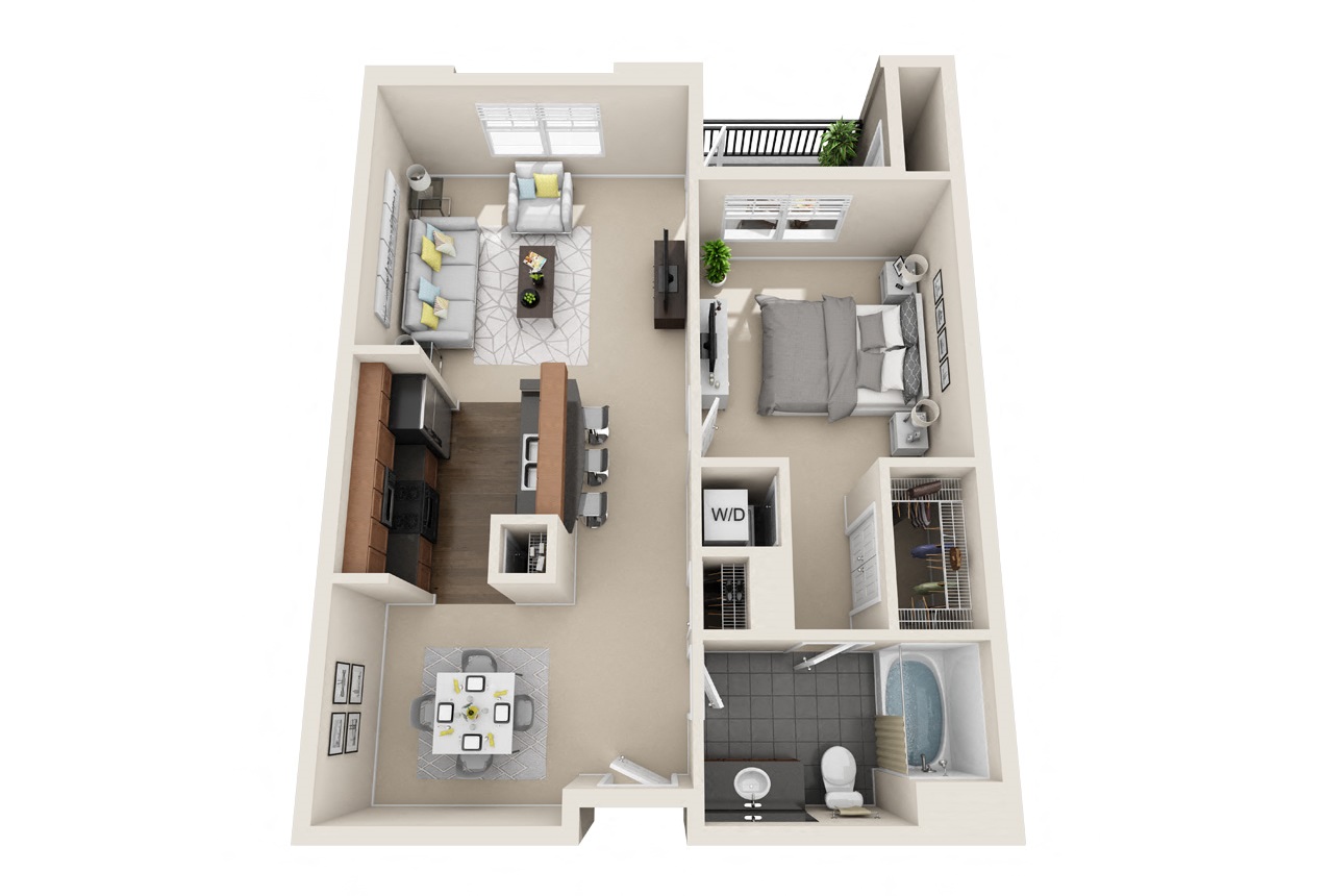 4380 S. Monaco Street Studio-2 Beds Apartment for Rent - Photo Gallery 30